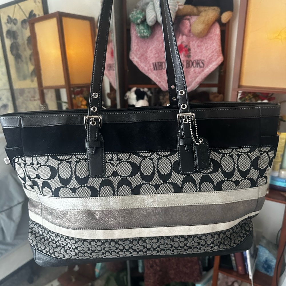 Coach mixed Multimedia/patchwork Tote